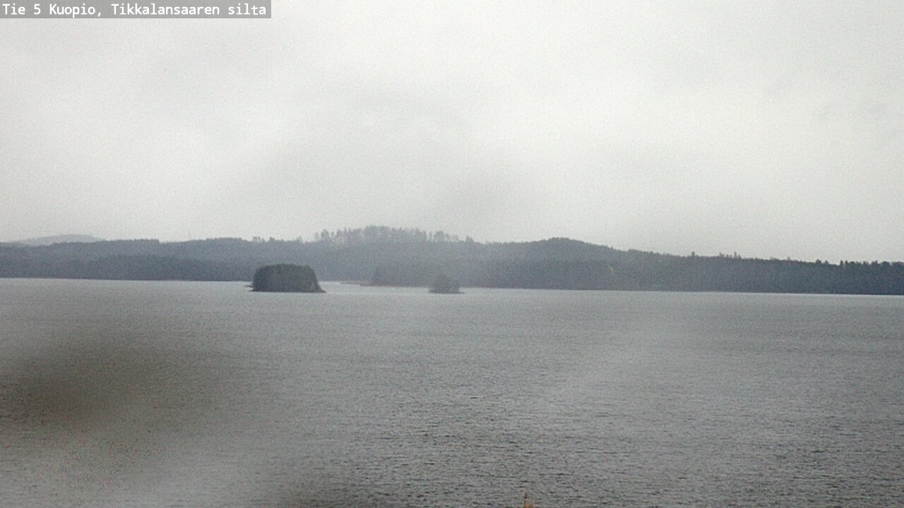 Weather Camera Image Väg 5 Kuopio, Tikkalansaari, Kuopio, Pohjois-Savo