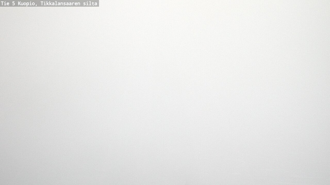 Weather Camera Image Road 5 Kuopio, Tikkalansaari, Kuopio, Pohjois-Savo