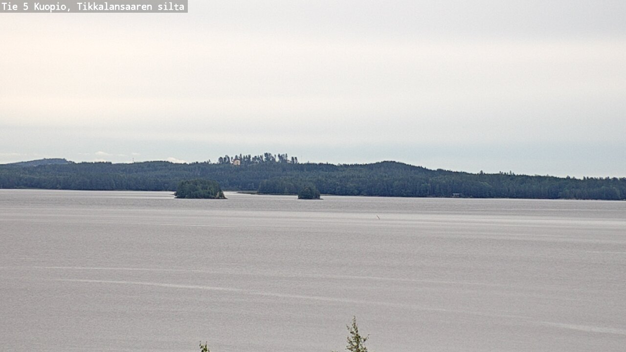 Weather Camera Image Väg 5 Kuopio, Tikkalansaari, Kuopio, Pohjois-Savo