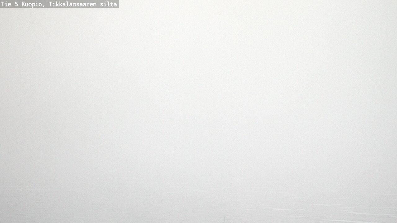 Weather Camera Image Road 5 Kuopio, Tikkalansaari, Kuopio, Pohjois-Savo