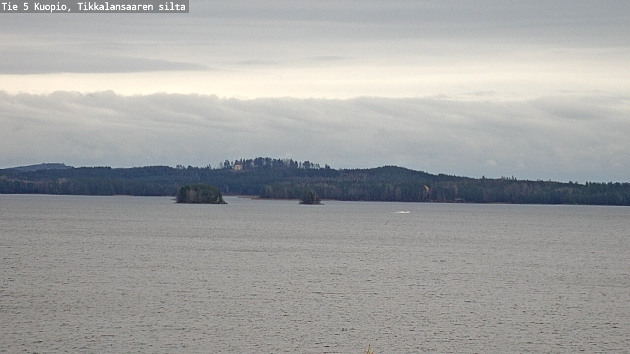 Weather Camera Image Väg 5 Kuopio, Tikkalansaari, Kuopio, Pohjois-Savo