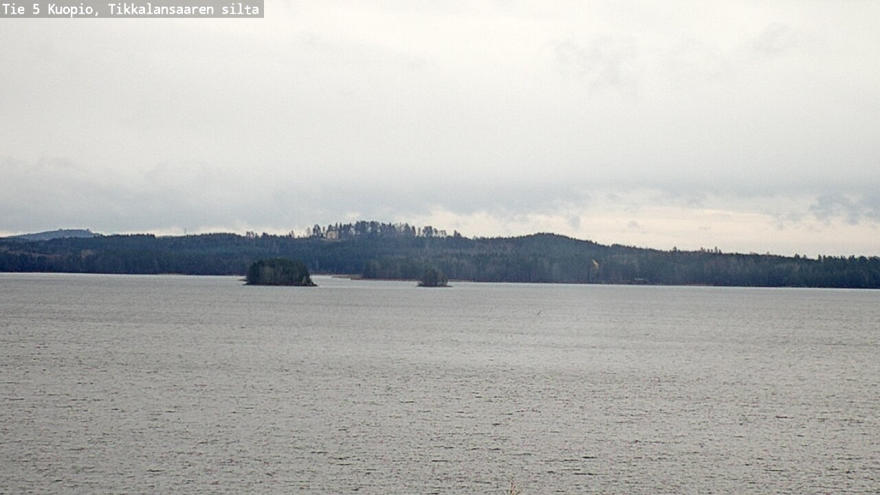 Weather Camera Image Väg 5 Kuopio, Tikkalansaari, Kuopio, Pohjois-Savo