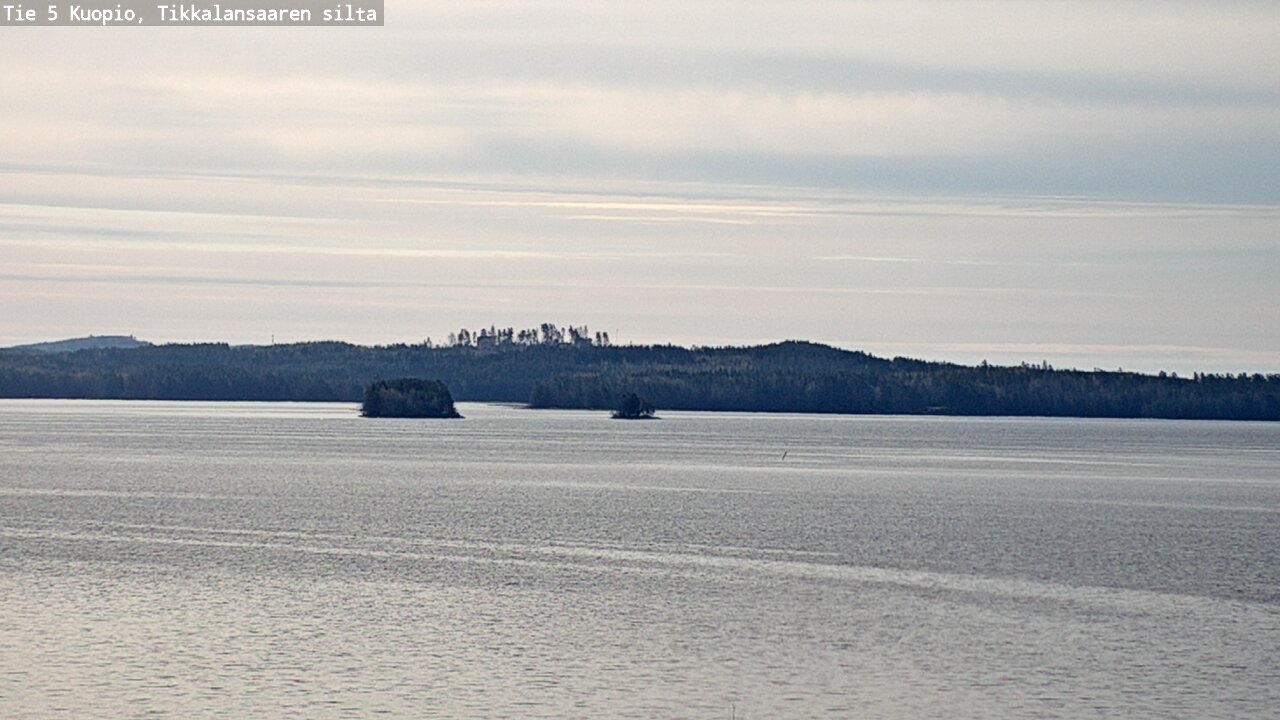 Weather Camera Image Väg 5 Kuopio, Tikkalansaari, Kuopio, Pohjois-Savo