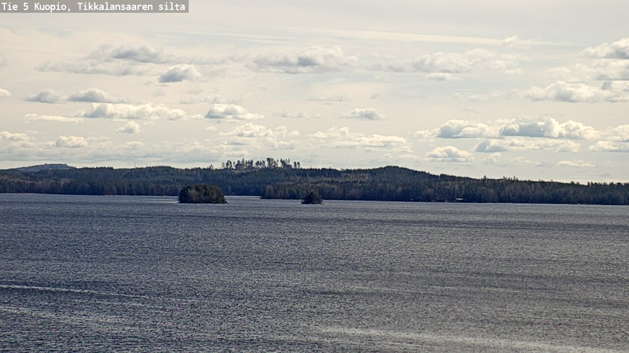 Weather Camera Image Väg 5 Kuopio, Tikkalansaari, Kuopio, Pohjois-Savo