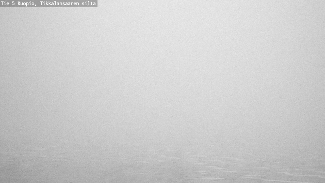 Weather Camera Image Road 5 Kuopio, Tikkalansaari, Kuopio, Pohjois-Savo