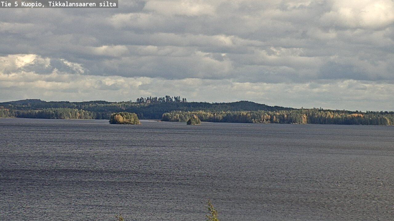 Weather Camera Image Road 5 Kuopio, Tikkalansaari, Kuopio, Pohjois-Savo