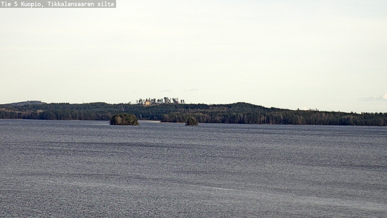 Weather Camera Image Väg 5 Kuopio, Tikkalansaari, Kuopio, Pohjois-Savo