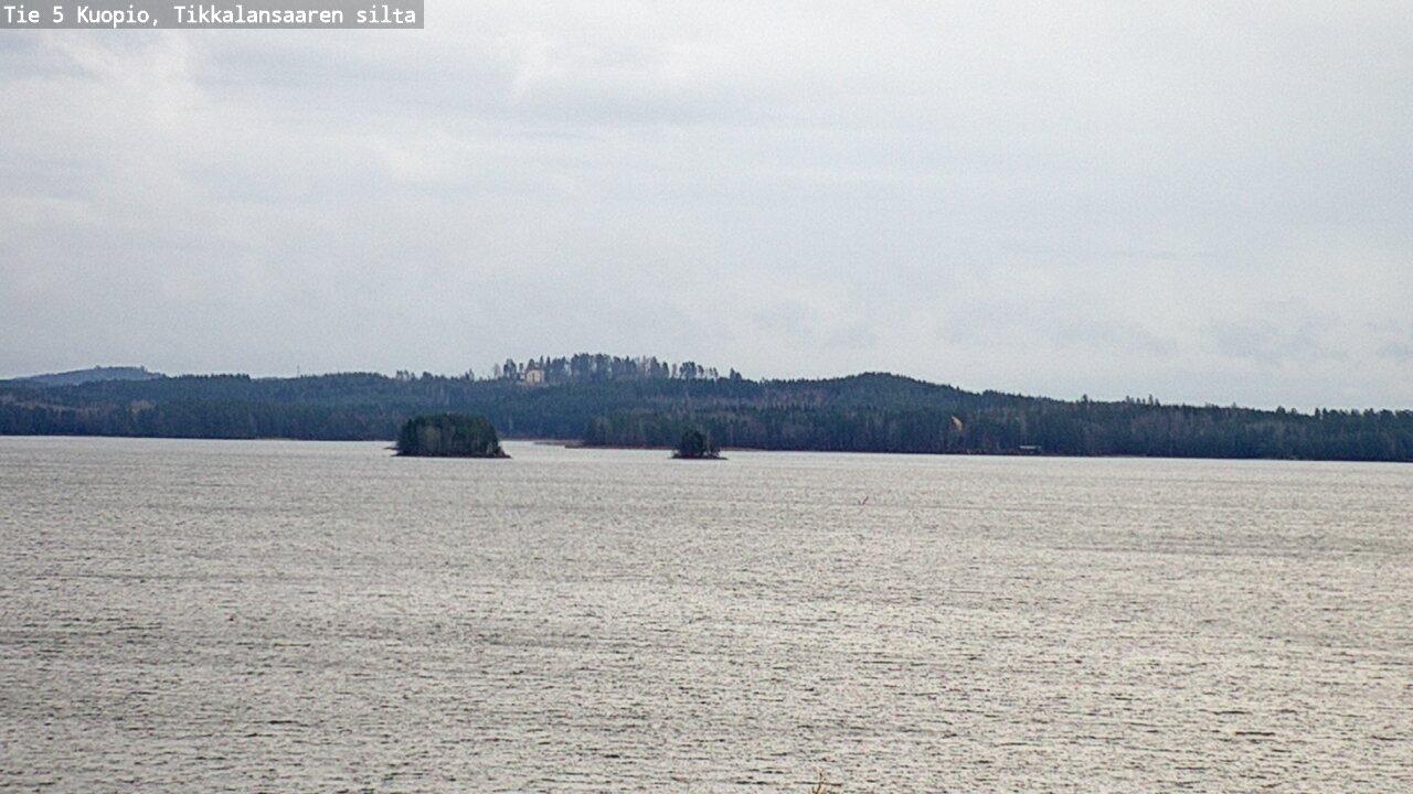 Weather Camera Image Väg 5 Kuopio, Tikkalansaari, Kuopio, Pohjois-Savo