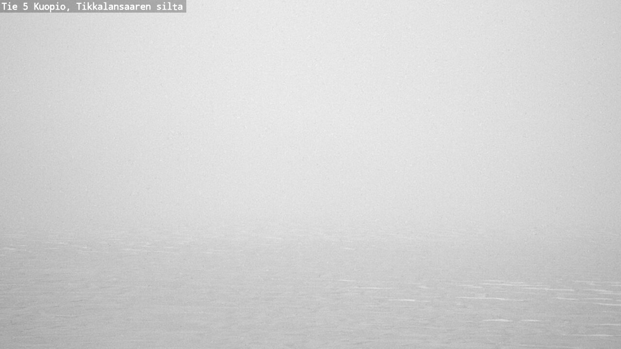 Weather Camera Image Road 5 Kuopio, Tikkalansaari, Kuopio, Pohjois-Savo