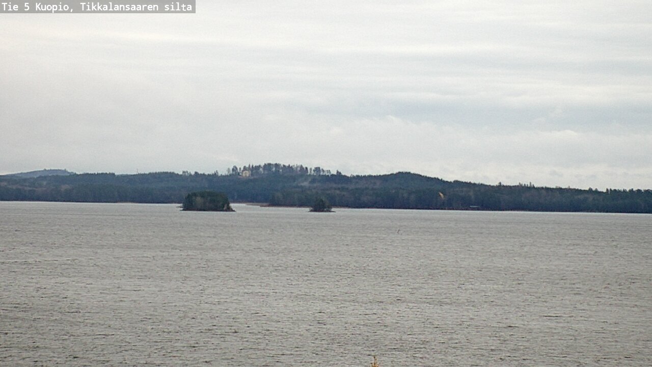 Weather Camera Image Väg 5 Kuopio, Tikkalansaari, Kuopio, Pohjois-Savo