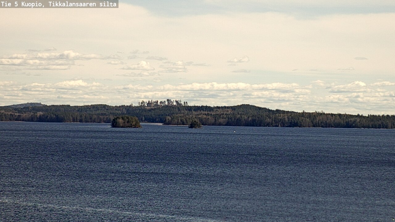 Weather Camera Image Väg 5 Kuopio, Tikkalansaari, Kuopio, Pohjois-Savo