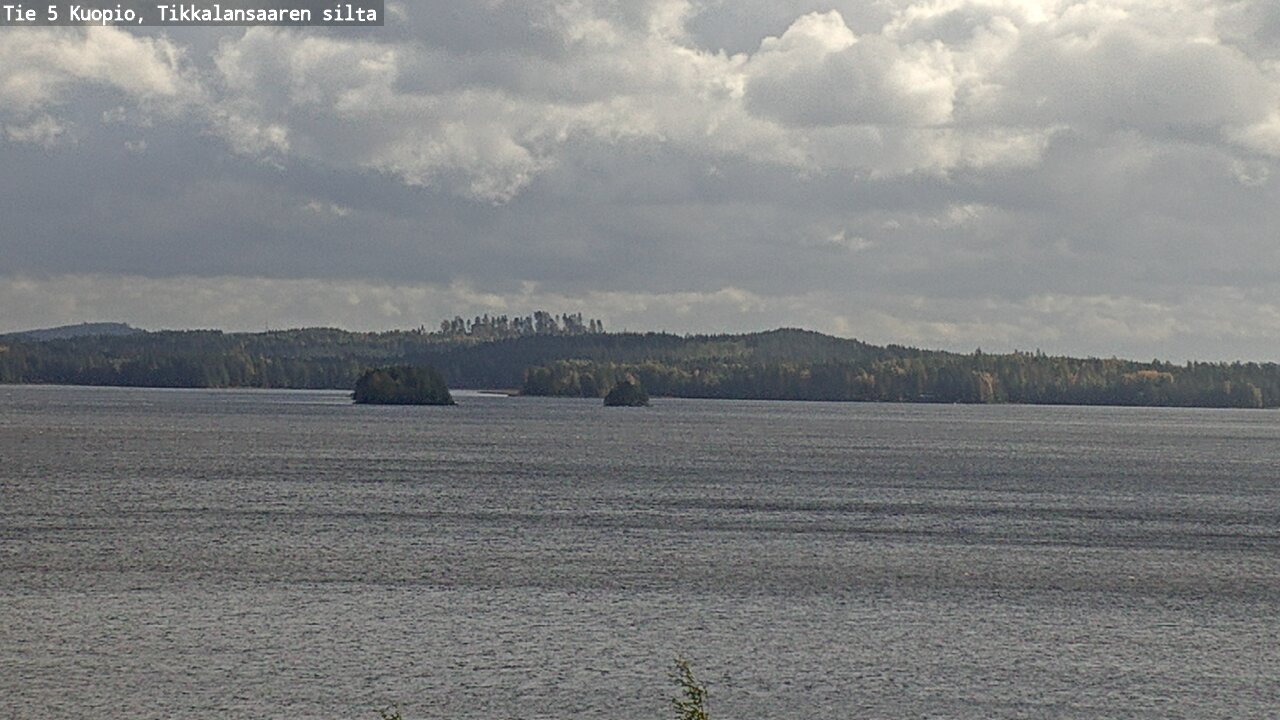 Weather Camera Image Road 5 Kuopio, Tikkalansaari, Kuopio, Pohjois-Savo