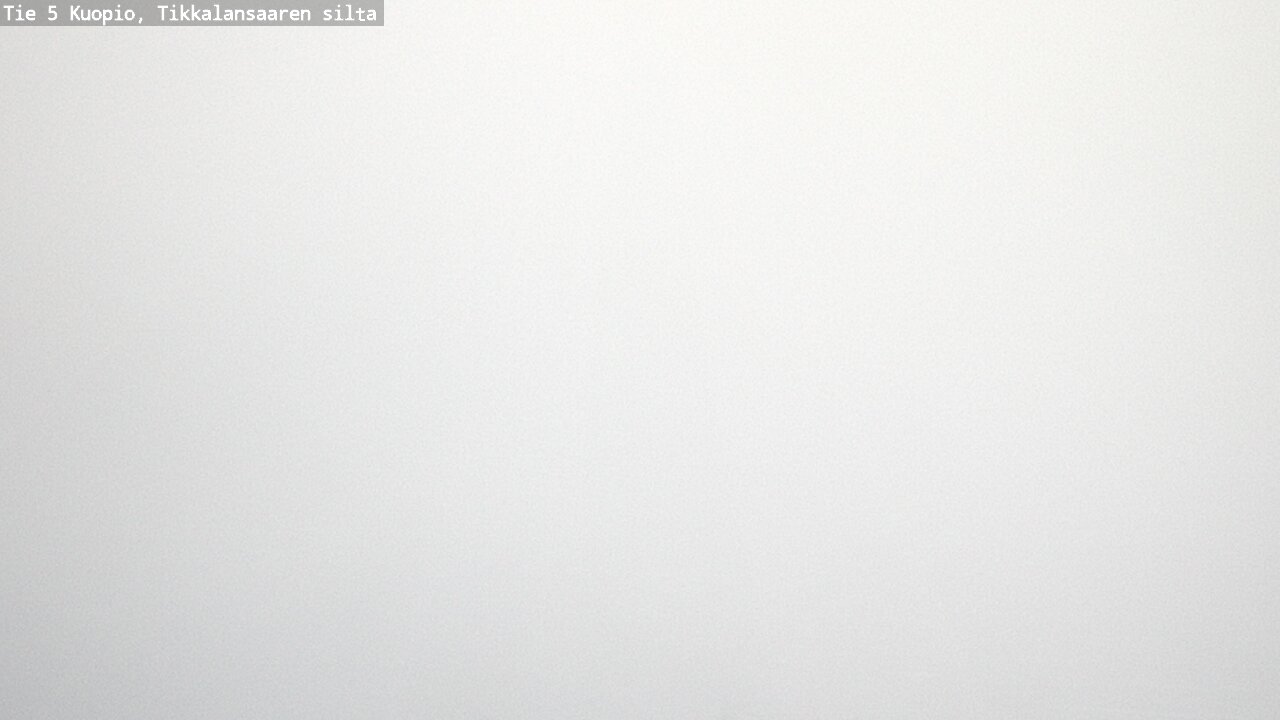 Weather Camera Image Road 5 Kuopio, Tikkalansaari, Kuopio, Pohjois-Savo