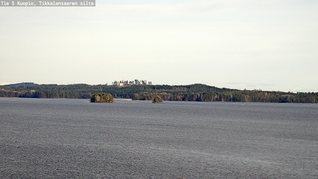 Weather Camera Image Väg 5 Kuopio, Tikkalansaari, Kuopio, Pohjois-Savo