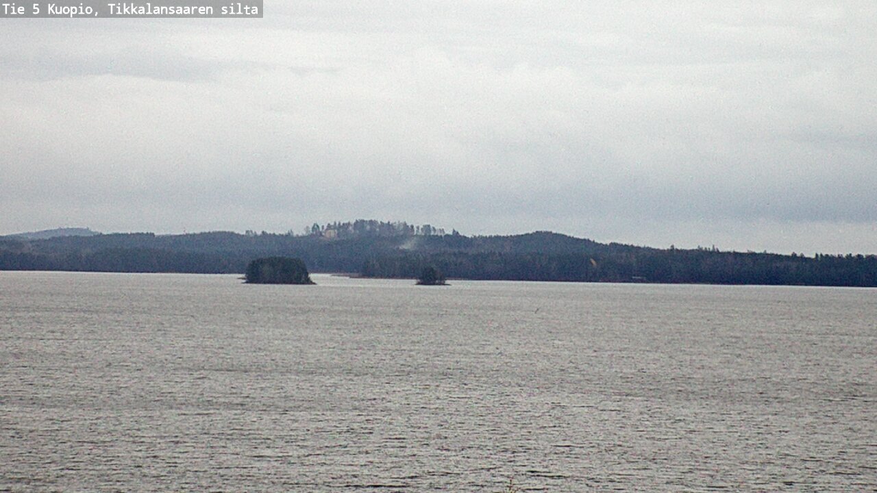 Weather Camera Image Väg 5 Kuopio, Tikkalansaari, Kuopio, Pohjois-Savo