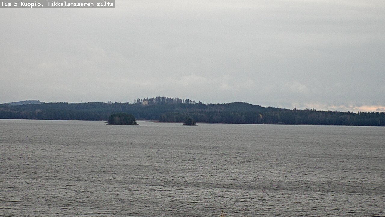Weather Camera Image Väg 5 Kuopio, Tikkalansaari, Kuopio, Pohjois-Savo