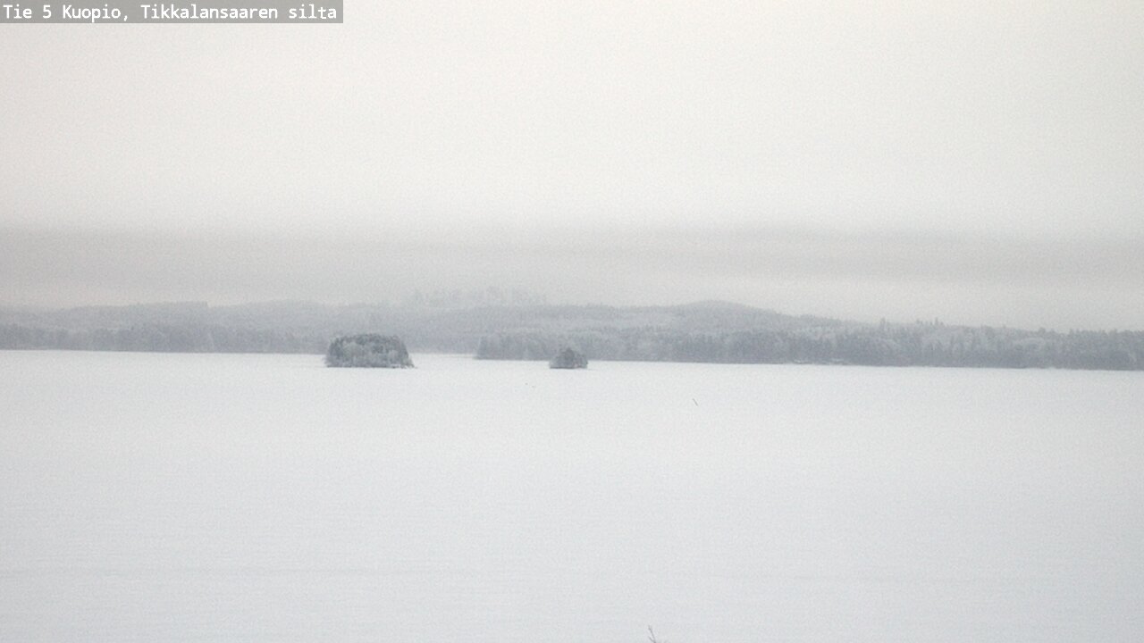Weather Camera Image Väg 5 Kuopio, Tikkalansaari, Kuopio, Pohjois-Savo