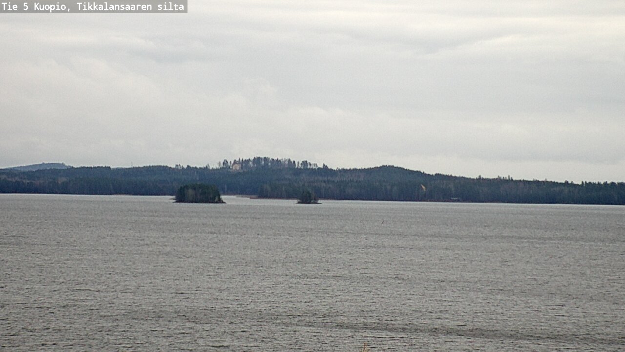 Weather Camera Image Väg 5 Kuopio, Tikkalansaari, Kuopio, Pohjois-Savo
