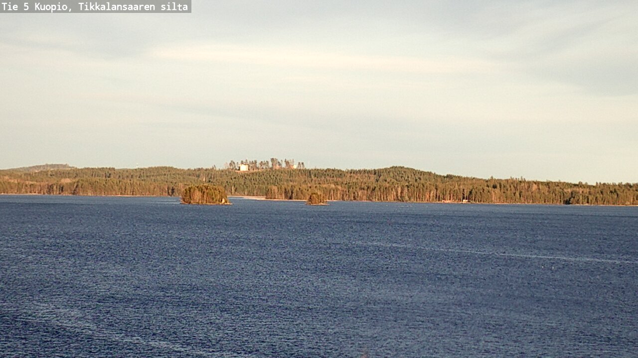 Weather Camera Image Väg 5 Kuopio, Tikkalansaari, Kuopio, Pohjois-Savo