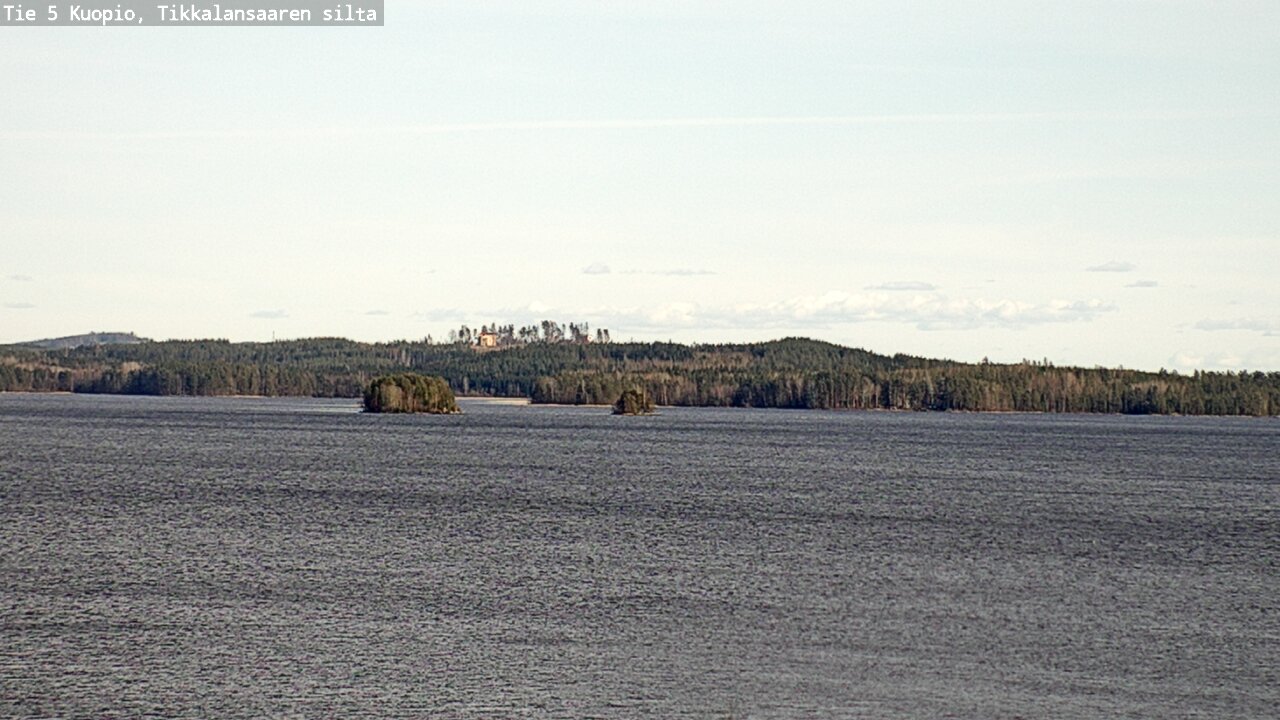 Weather Camera Image Väg 5 Kuopio, Tikkalansaari, Kuopio, Pohjois-Savo