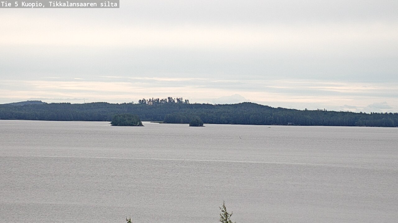 Weather Camera Image Road 5 Kuopio, Tikkalansaari, Kuopio, Pohjois-Savo