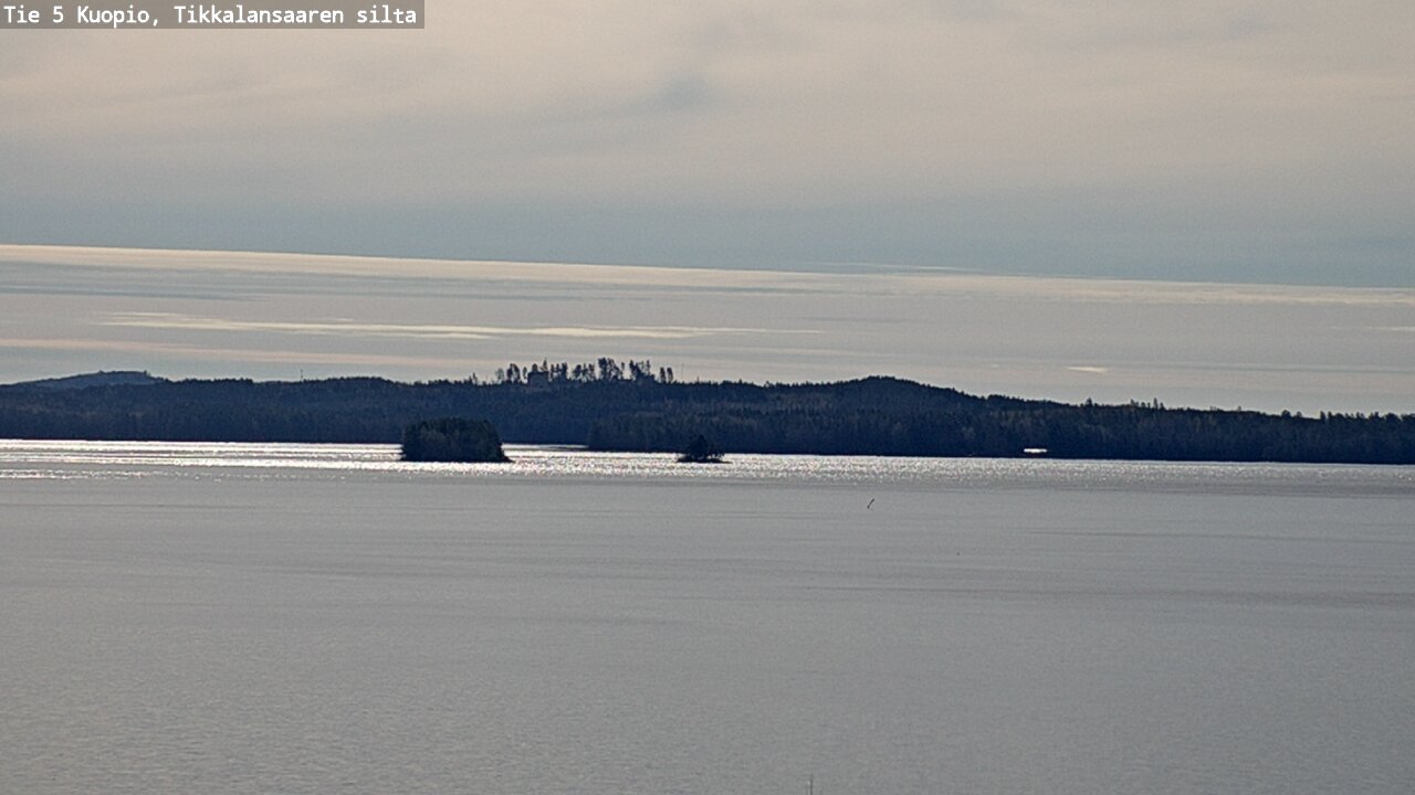 Weather Camera Image Väg 5 Kuopio, Tikkalansaari, Kuopio, Pohjois-Savo