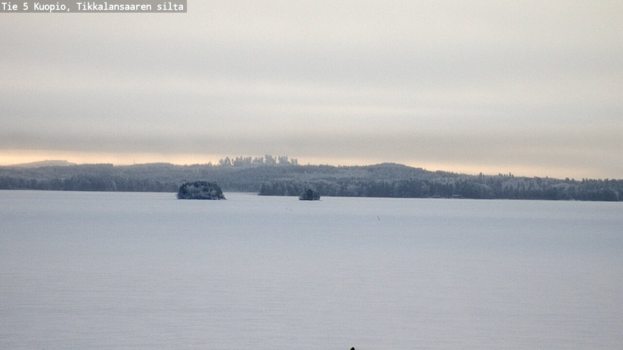 Weather Camera Image Väg 5 Kuopio, Tikkalansaari, Kuopio, Pohjois-Savo