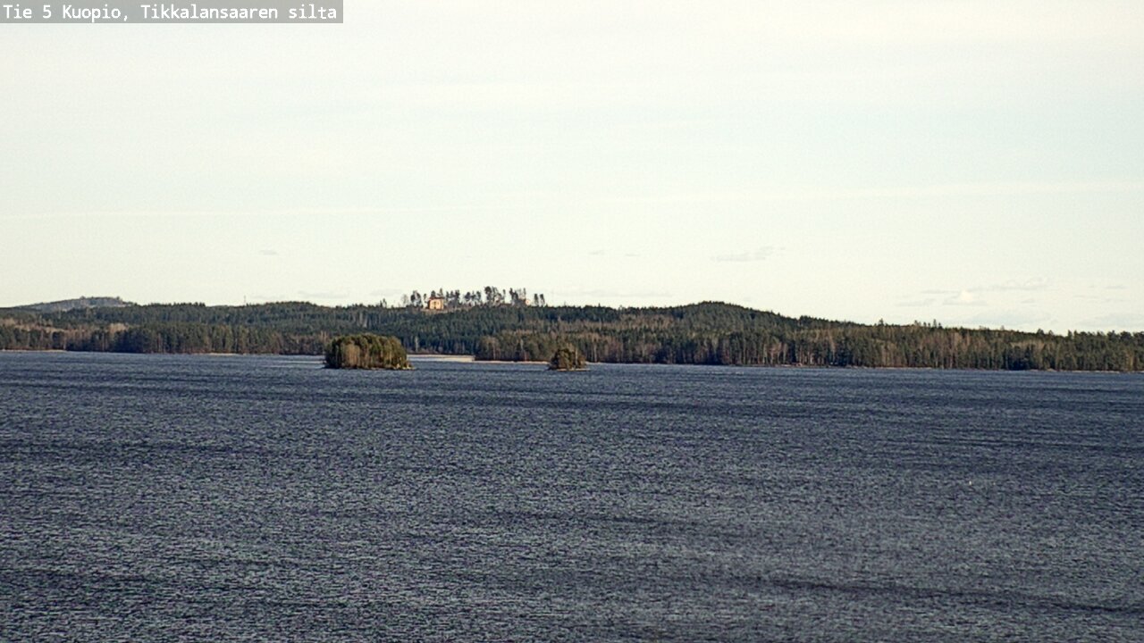 Weather Camera Image Väg 5 Kuopio, Tikkalansaari, Kuopio, Pohjois-Savo