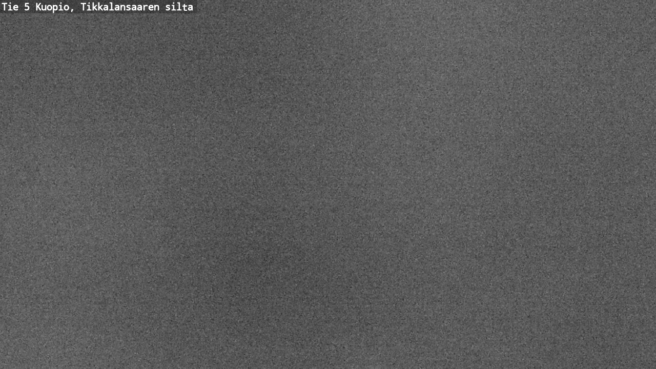 Weather Camera Image Road 5 Kuopio, Tikkalansaari, Kuopio, Pohjois-Savo