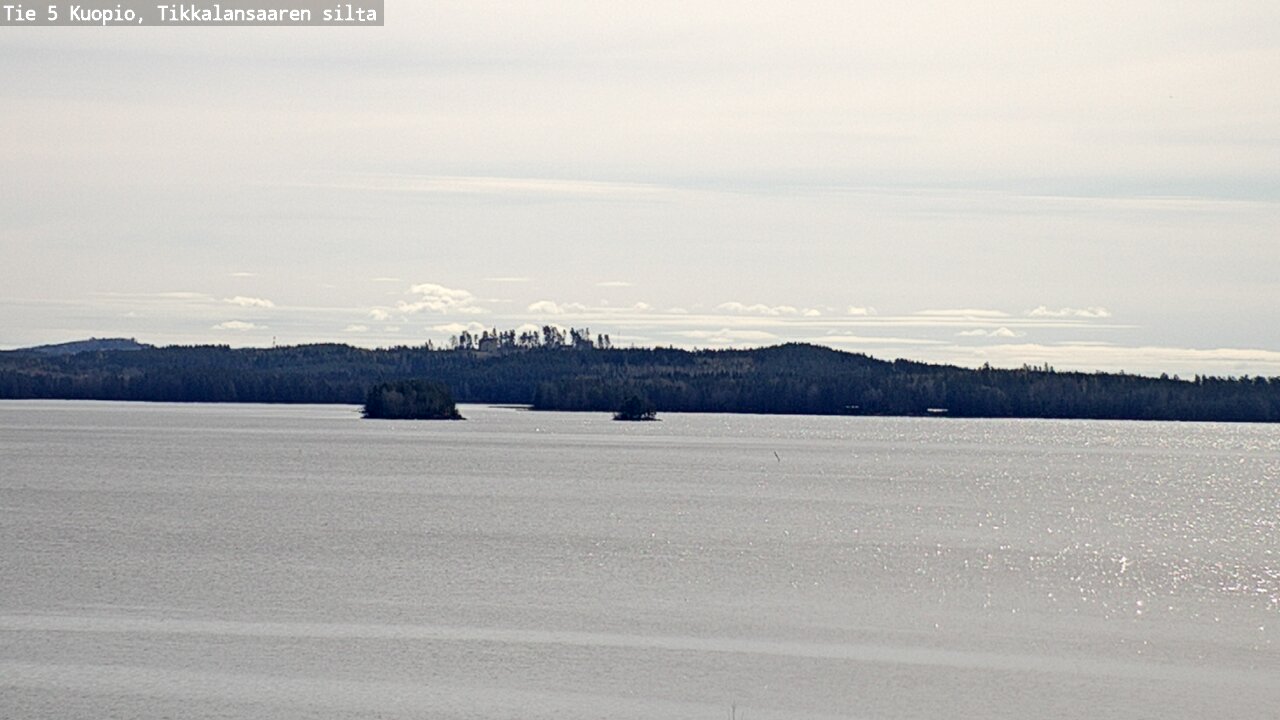 Weather Camera Image Väg 5 Kuopio, Tikkalansaari, Kuopio, Pohjois-Savo