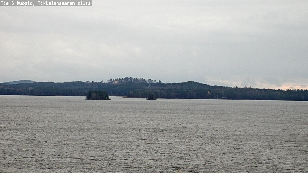 Weather Camera Image Väg 5 Kuopio, Tikkalansaari, Kuopio, Pohjois-Savo