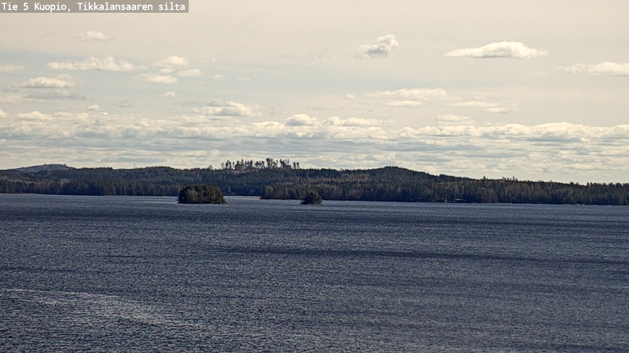 Weather Camera Image Väg 5 Kuopio, Tikkalansaari, Kuopio, Pohjois-Savo