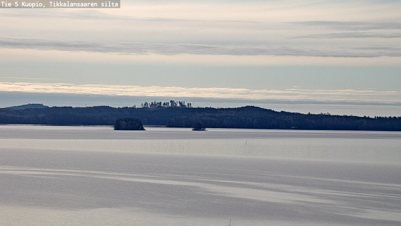 Weather Camera Image Väg 5 Kuopio, Tikkalansaari, Kuopio, Pohjois-Savo