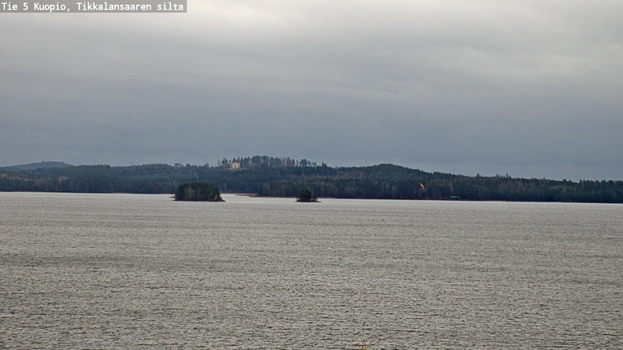 Weather Camera Image Väg 5 Kuopio, Tikkalansaari, Kuopio, Pohjois-Savo