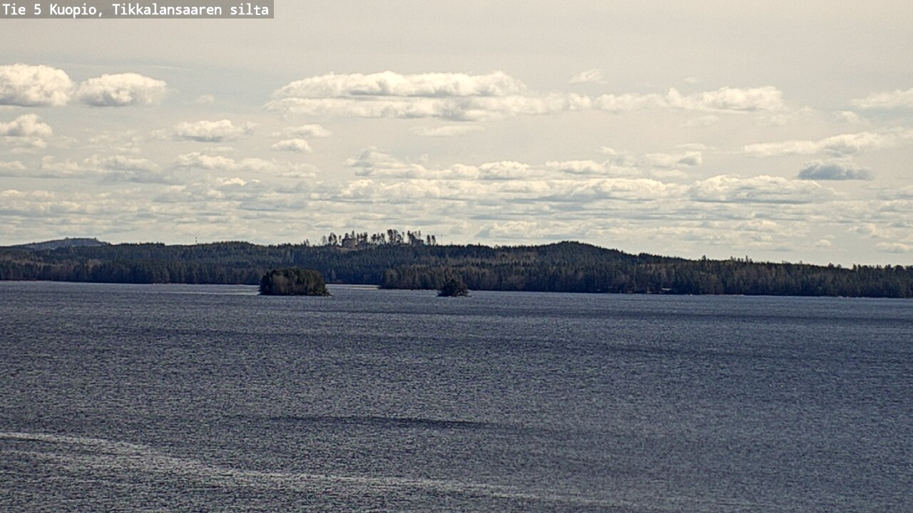 Weather Camera Image Väg 5 Kuopio, Tikkalansaari, Kuopio, Pohjois-Savo
