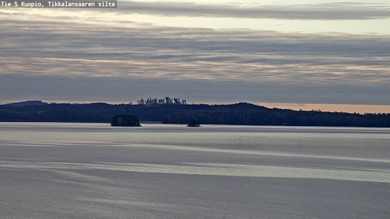 Weather Camera Image Väg 5 Kuopio, Tikkalansaari, Kuopio, Pohjois-Savo