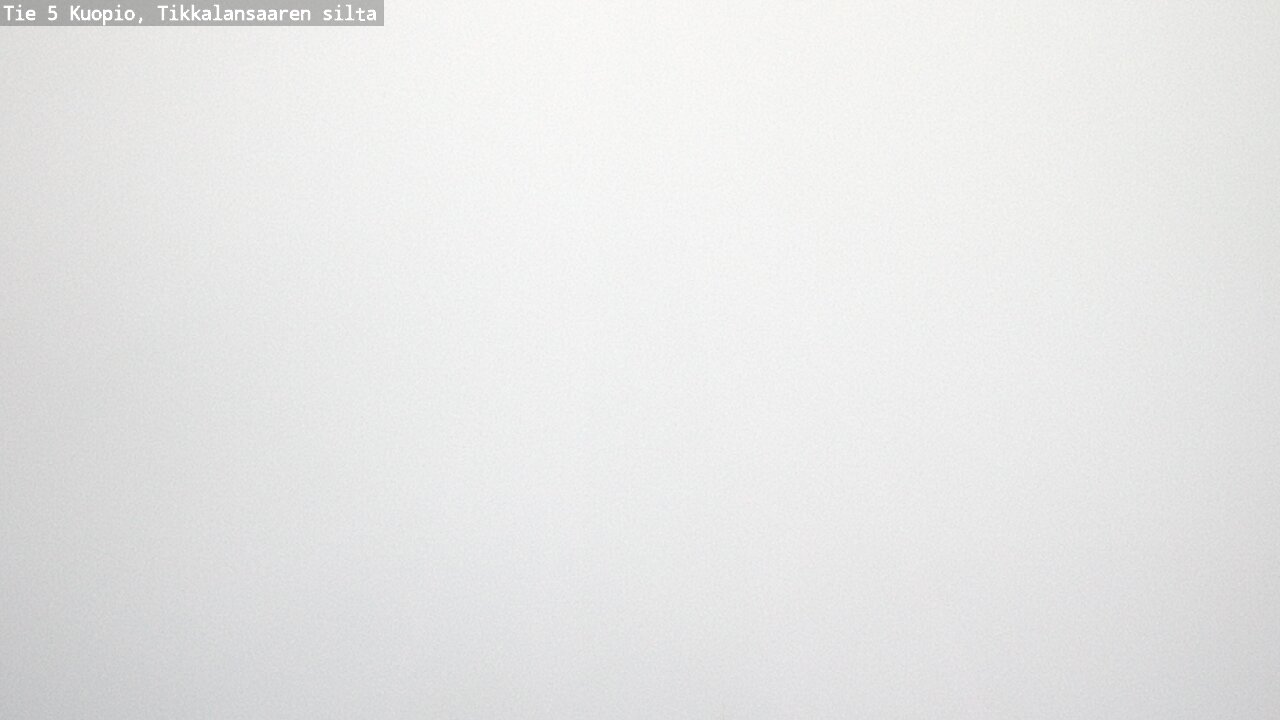 Weather Camera Image Road 5 Kuopio, Tikkalansaari, Kuopio, Pohjois-Savo