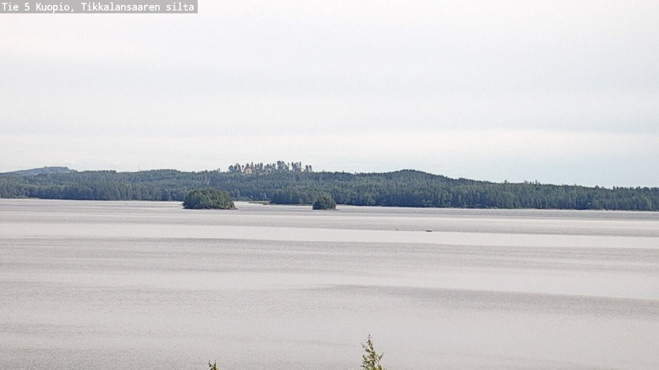 Weather Camera Image Väg 5 Kuopio, Tikkalansaari, Kuopio, Pohjois-Savo