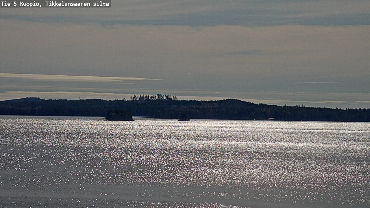 Weather Camera Image Väg 5 Kuopio, Tikkalansaari, Kuopio, Pohjois-Savo