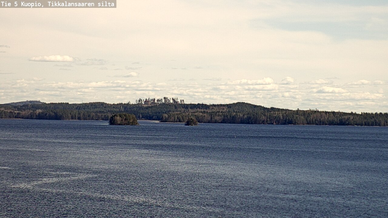 Weather Camera Image Väg 5 Kuopio, Tikkalansaari, Kuopio, Pohjois-Savo