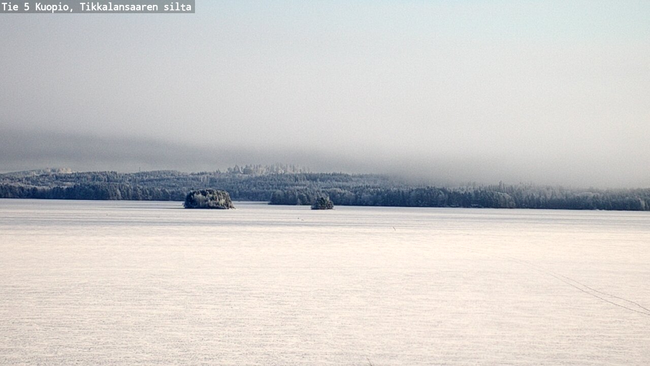 Weather Camera Image Väg 5 Kuopio, Tikkalansaari, Kuopio, Pohjois-Savo