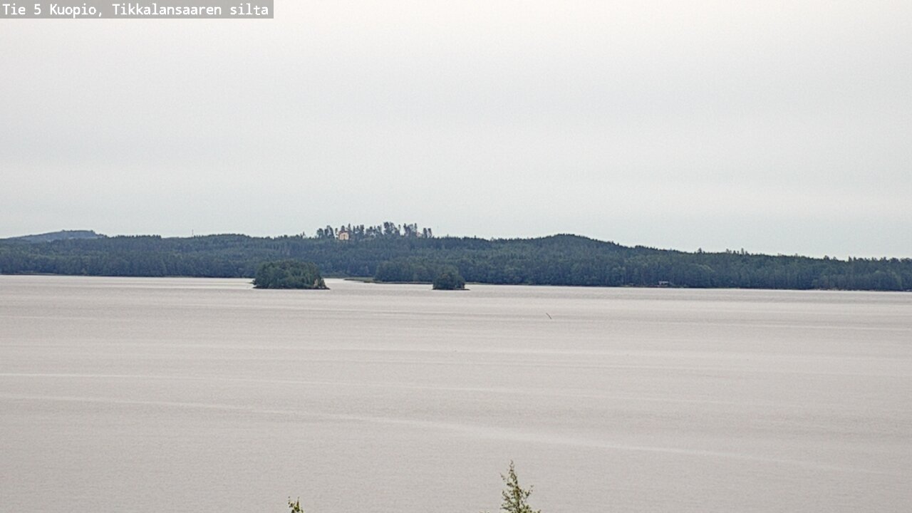 Weather Camera Image Väg 5 Kuopio, Tikkalansaari, Kuopio, Pohjois-Savo