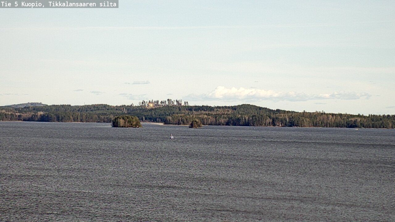 Weather Camera Image Väg 5 Kuopio, Tikkalansaari, Kuopio, Pohjois-Savo