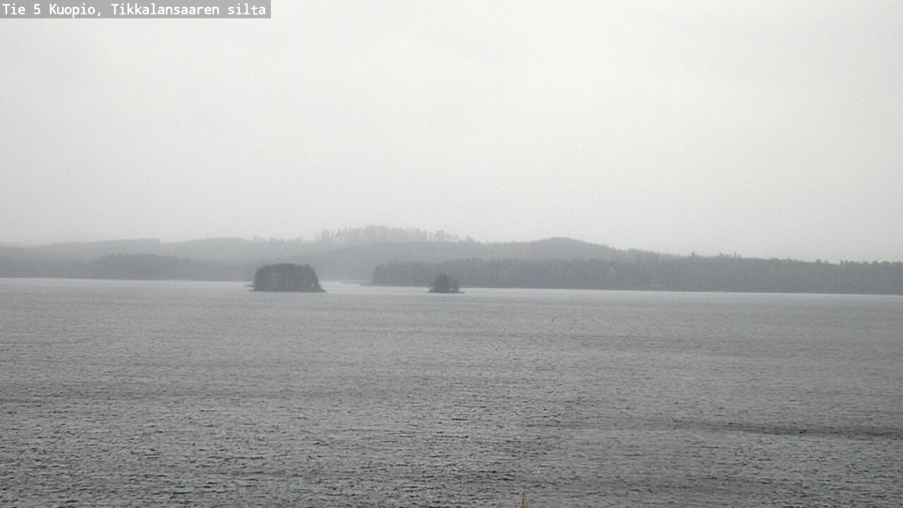 Weather Camera Image Väg 5 Kuopio, Tikkalansaari, Kuopio, Pohjois-Savo