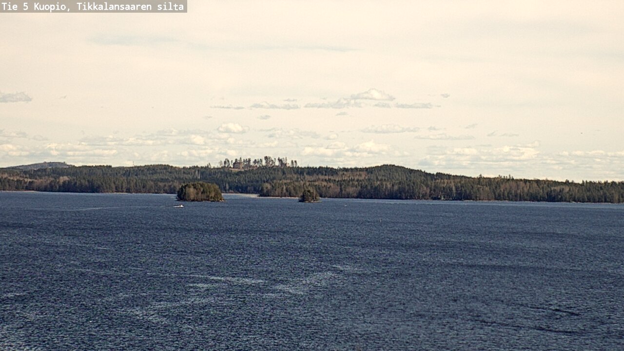 Weather Camera Image Väg 5 Kuopio, Tikkalansaari, Kuopio, Pohjois-Savo