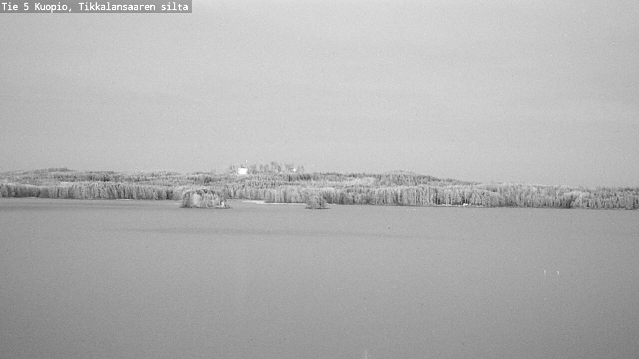 Weather Camera Image Väg 5 Kuopio, Tikkalansaari, Kuopio, Pohjois-Savo