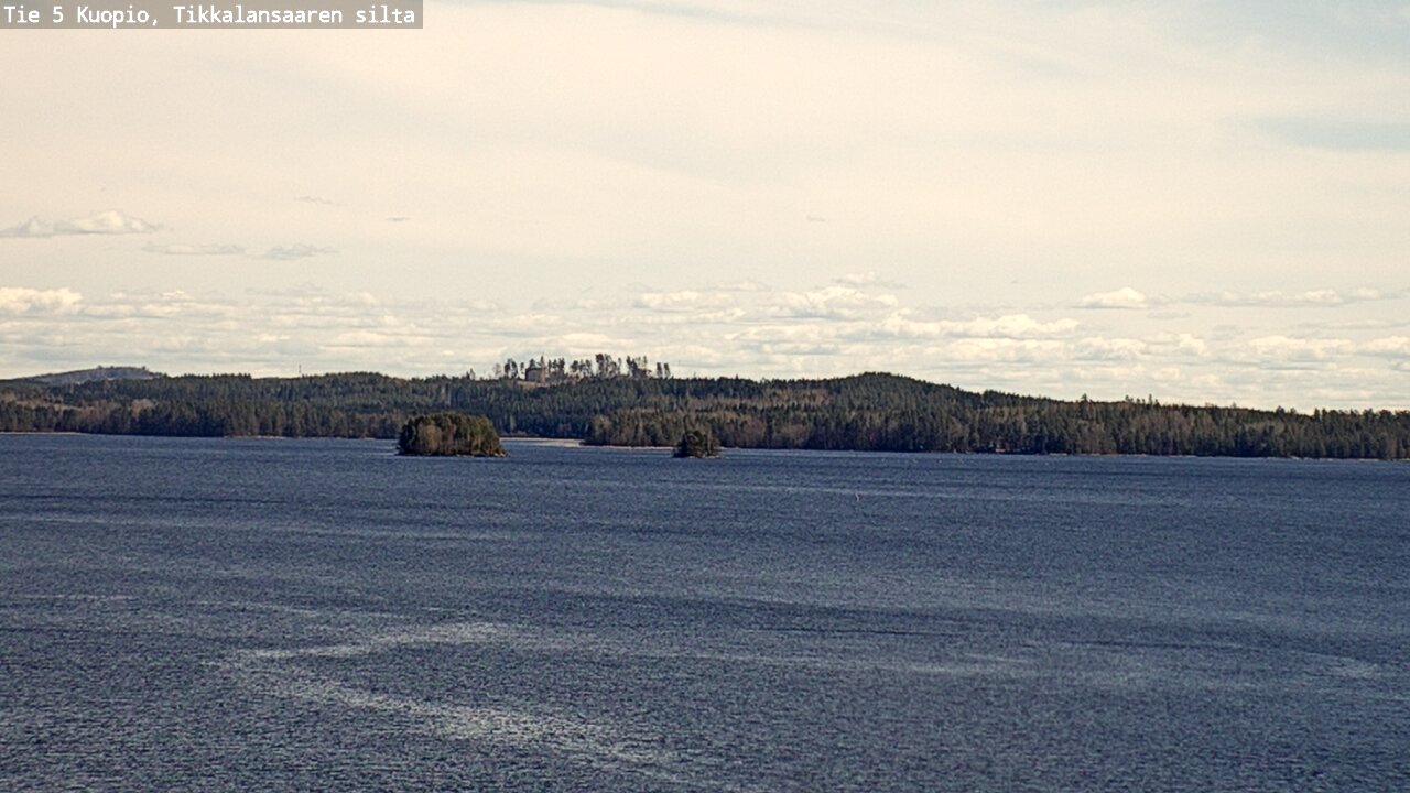 Weather Camera Image Väg 5 Kuopio, Tikkalansaari, Kuopio, Pohjois-Savo