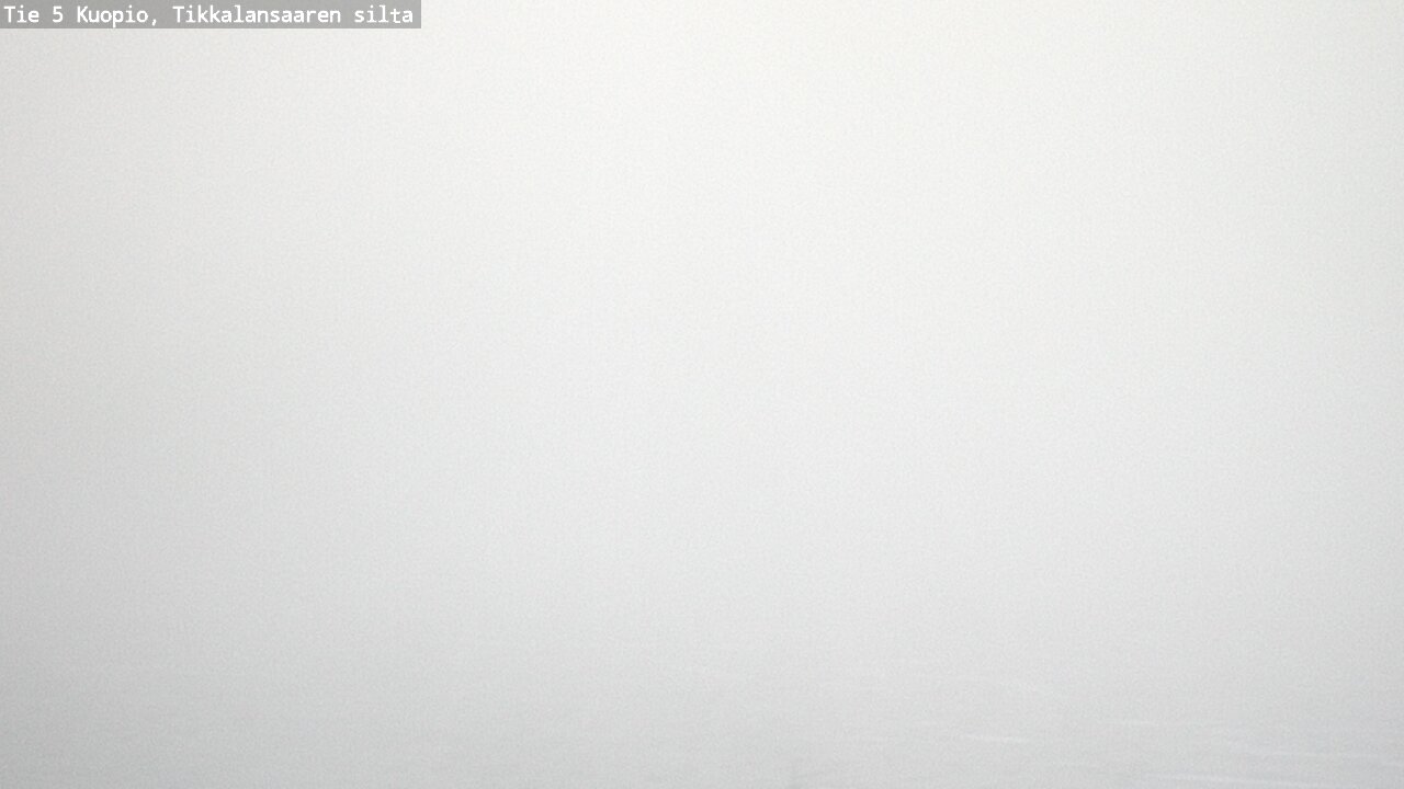 Weather Camera Image Road 5 Kuopio, Tikkalansaari, Kuopio, Pohjois-Savo