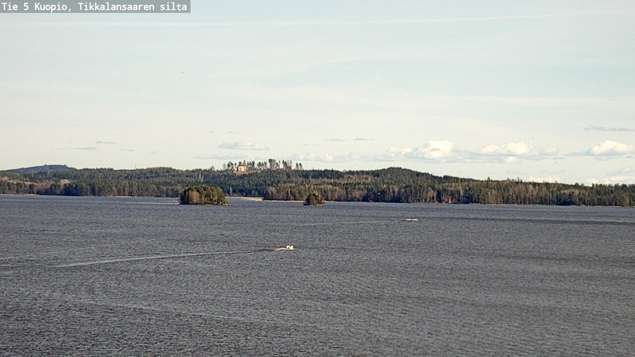 Weather Camera Image Väg 5 Kuopio, Tikkalansaari, Kuopio, Pohjois-Savo