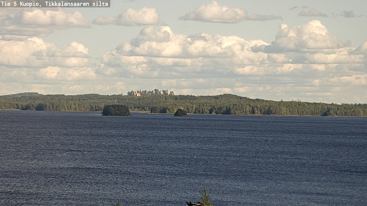 Kelikamerat Kuva Tie 5 Kuopio, Tikkalansaari, Kuopio, Pohjois-Savo